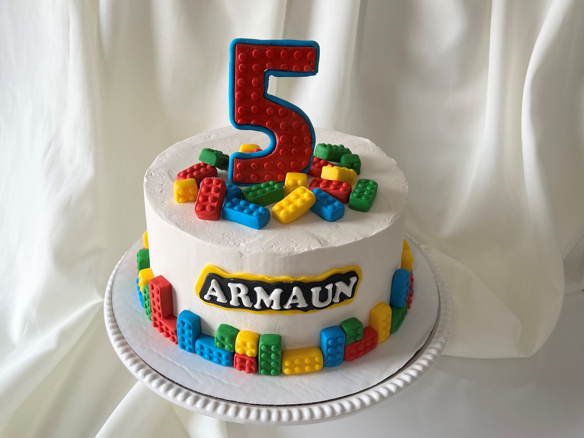 Birthday Cake Lego birthday party Lego cake lego boulder