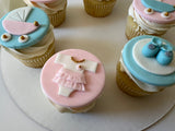 Gender Reveal Cupcakes