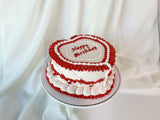 Vintage Heart Cake