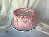 Vintage Heart Cake