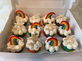Rainbow Cupcakes