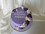 Birthday cake - Purple