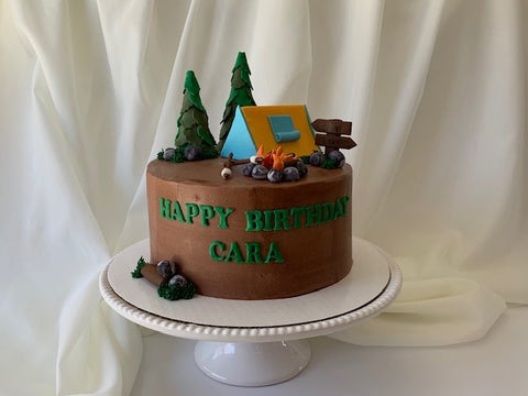 Birthday Cake - Camping