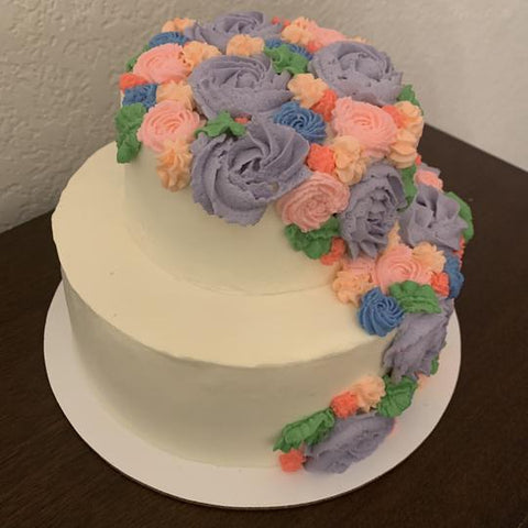 Colorful Flower Cake