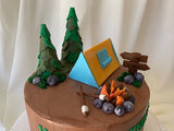 Birthday Cake - Camping